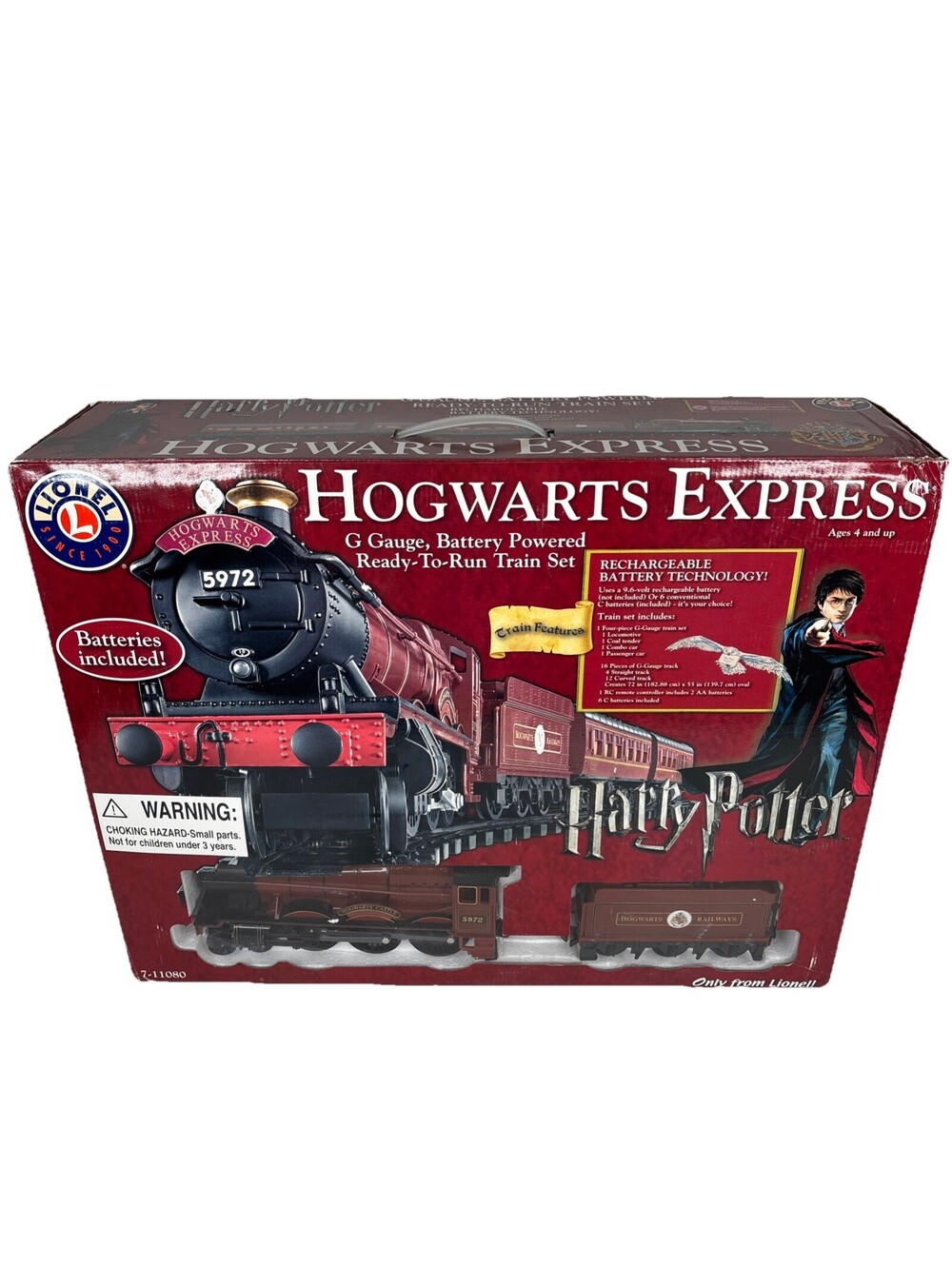 Harry Potter Hogwarts Express Lionel 7-11080 Train Set 2008